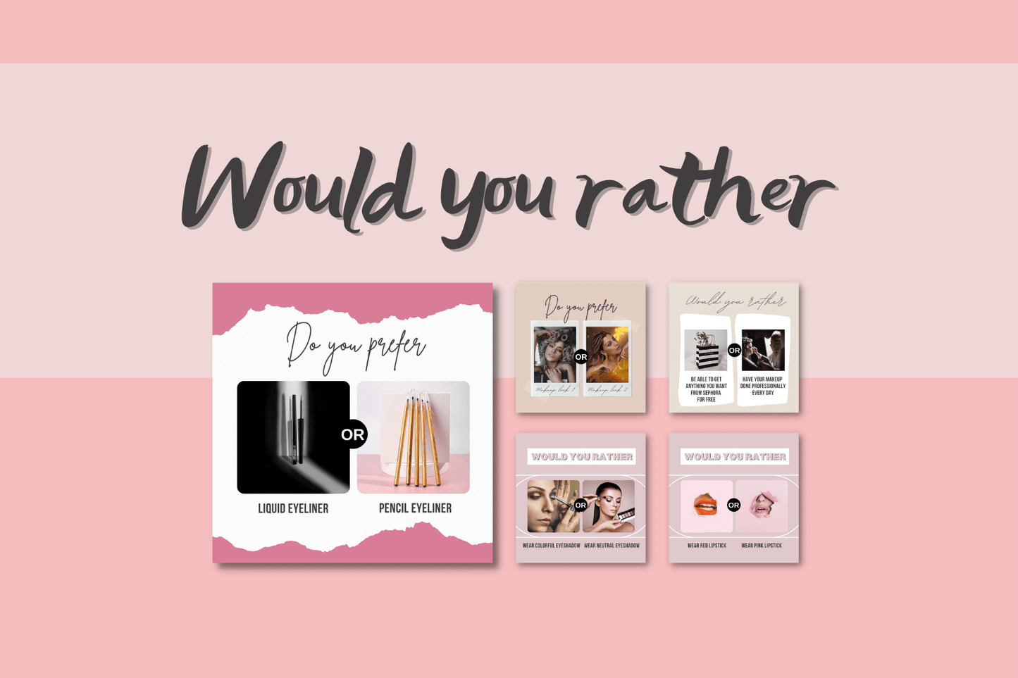 400 Make-up templates