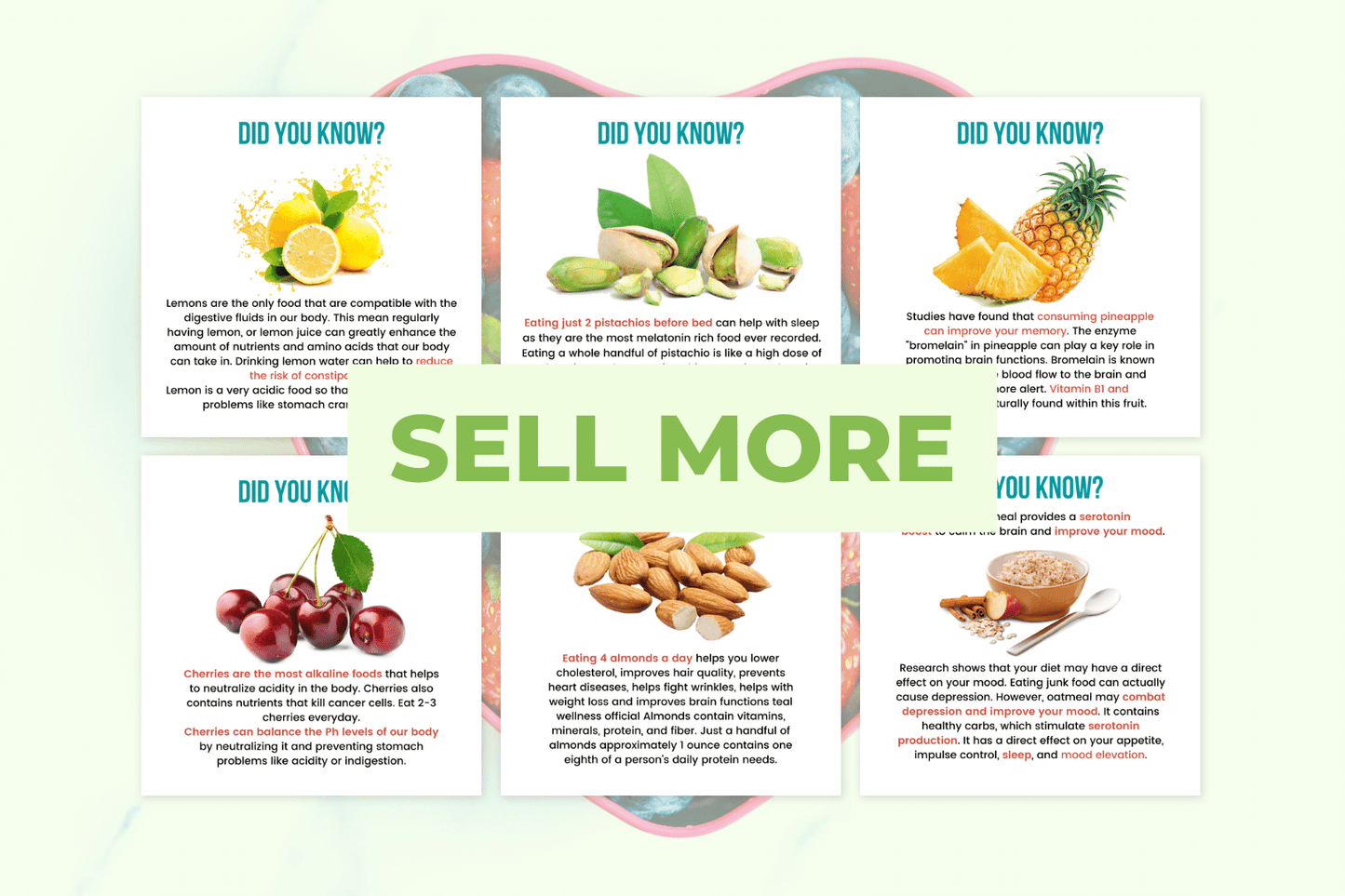 100 Voedingsinfographics