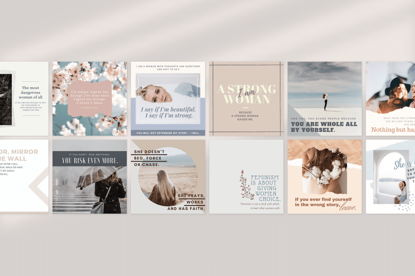 200 empowerment templates voor vrouwen