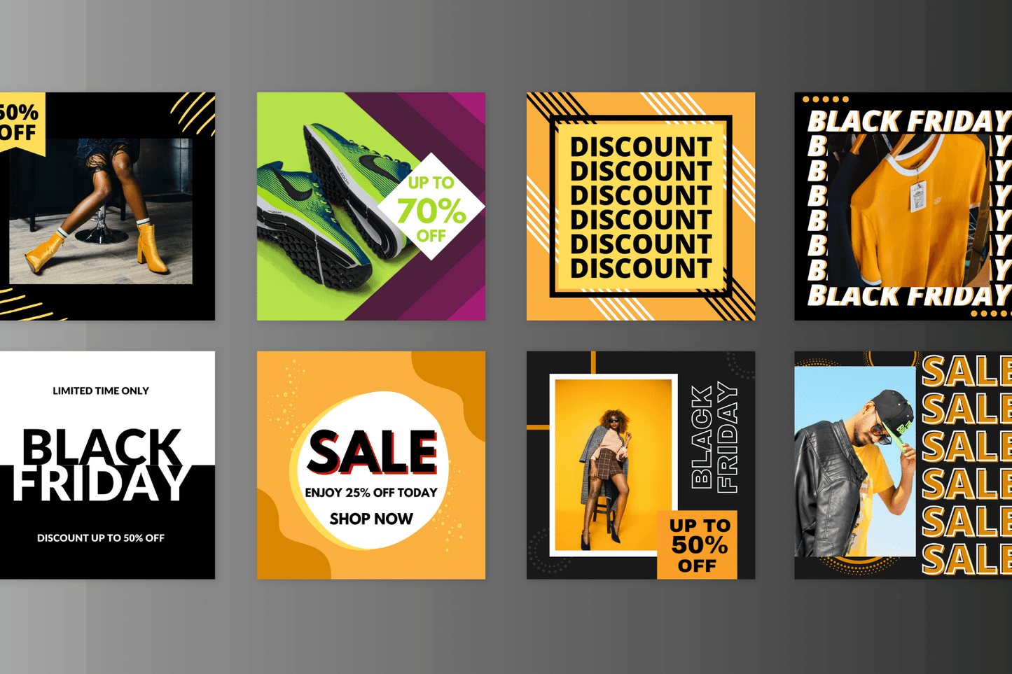 50 Black Friday templates