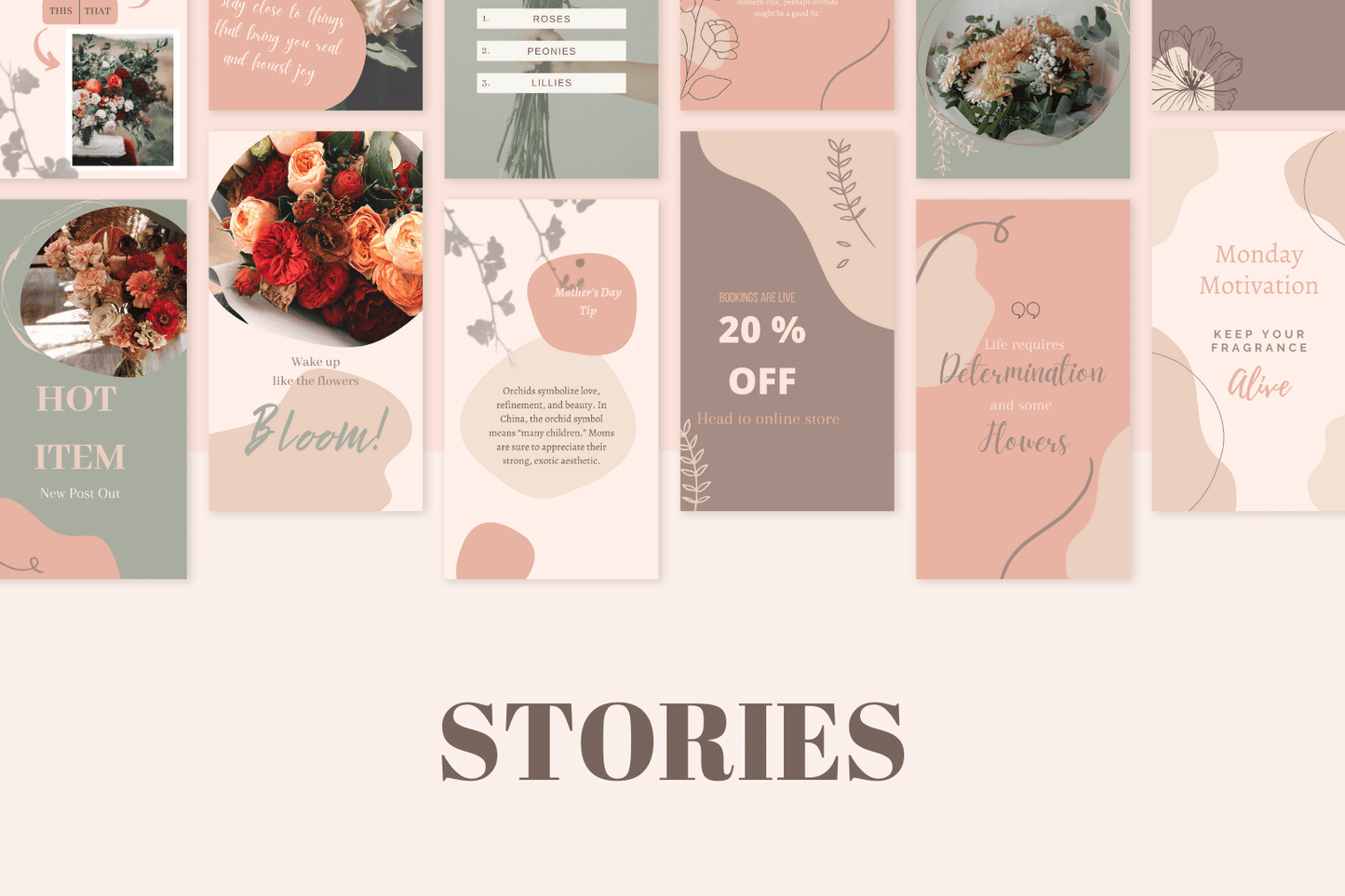 300 bloementemplates