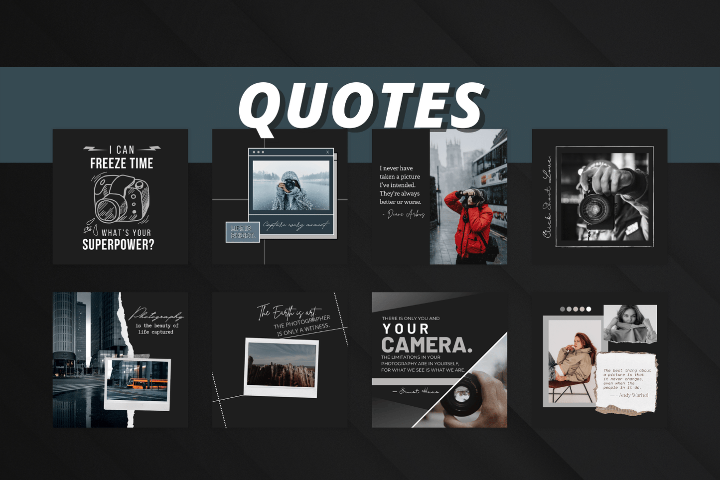 200 Fotografie templates