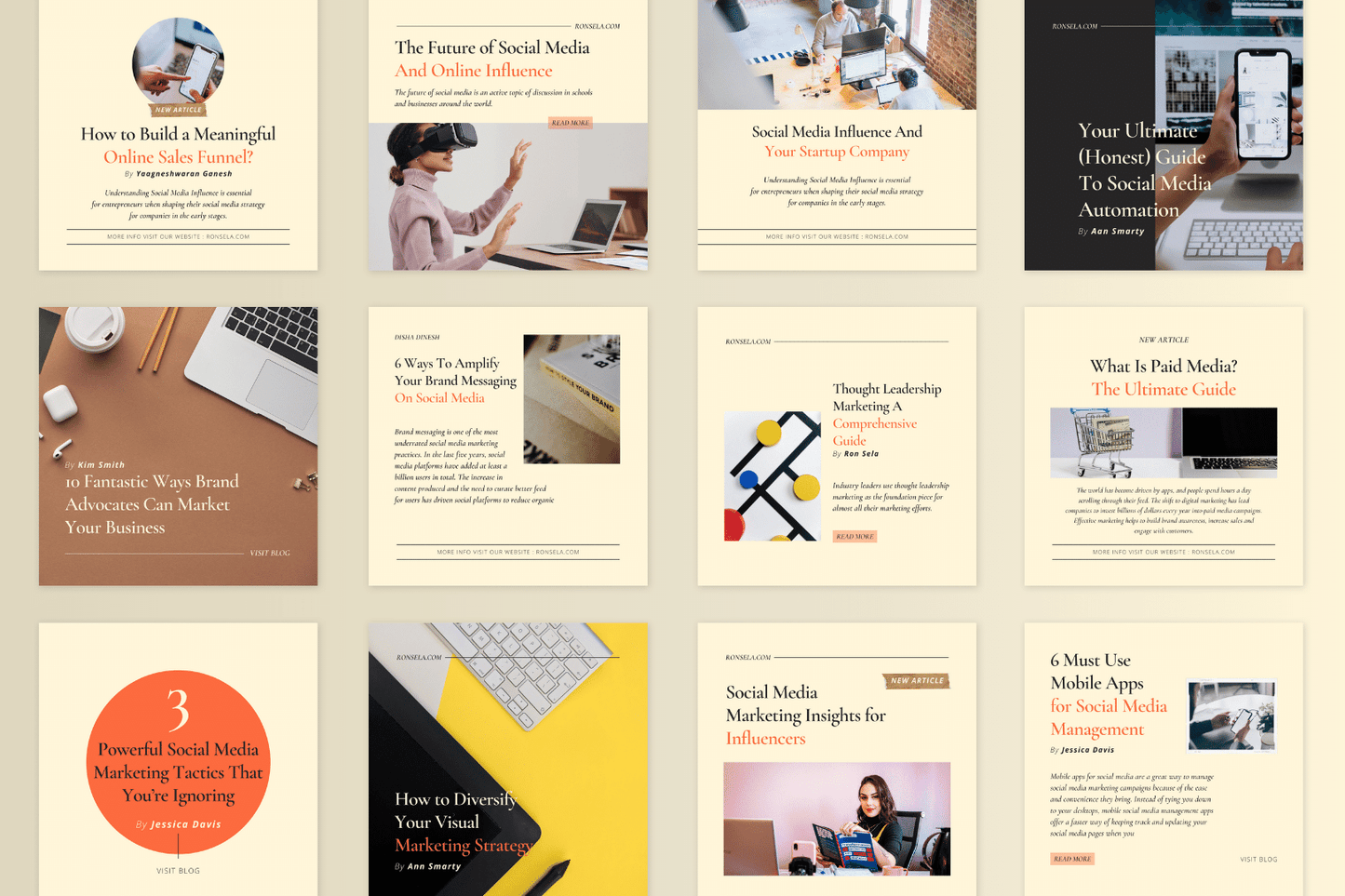 100 'Promoot je blog' templates