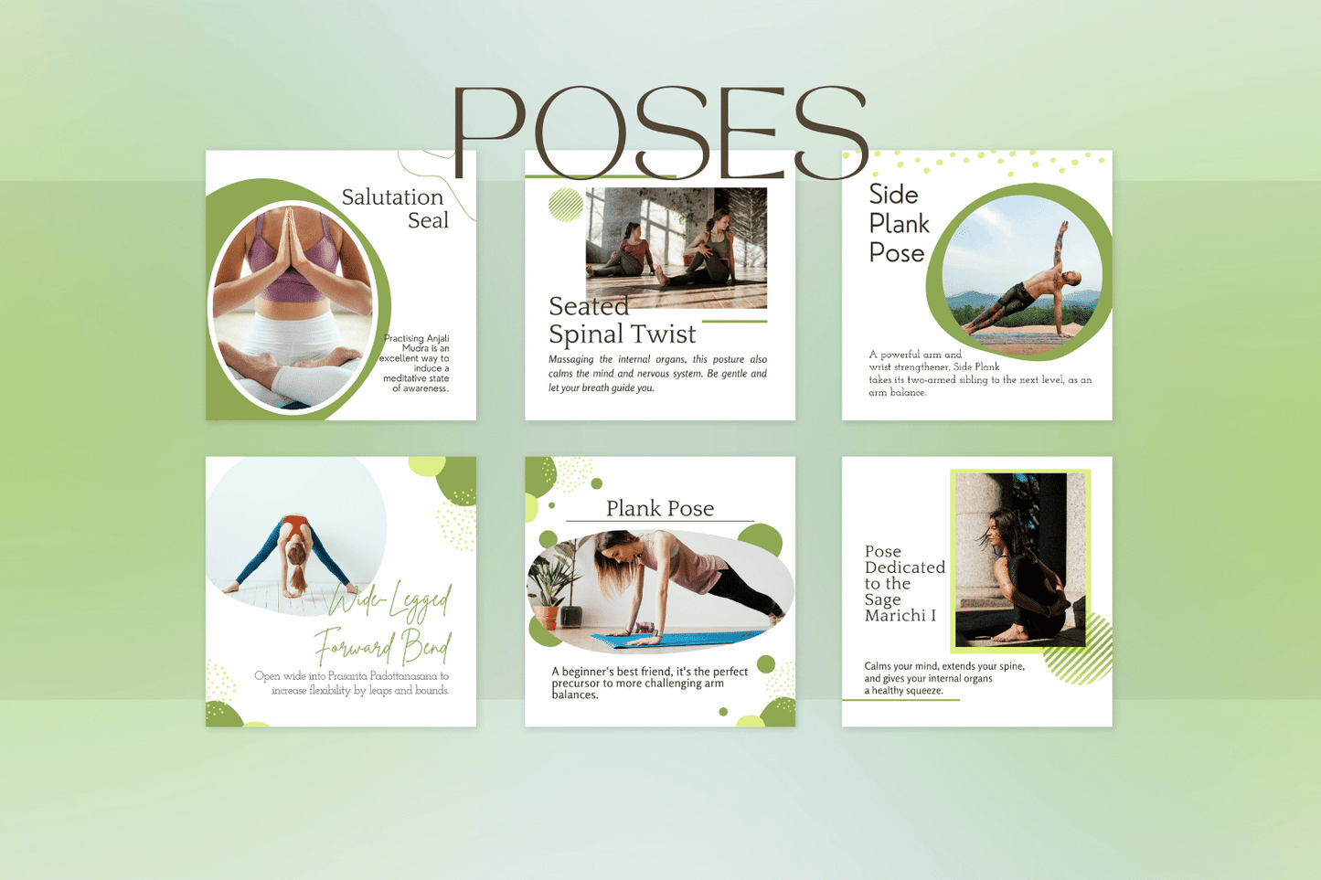 300 Yoga templates