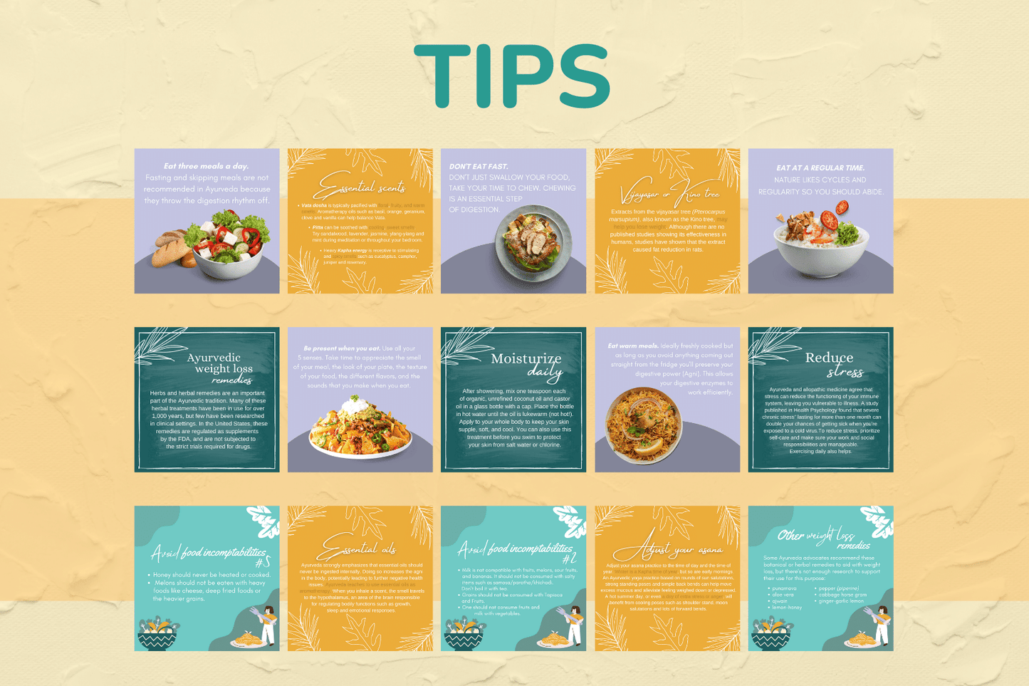 200 Ayurveda templates