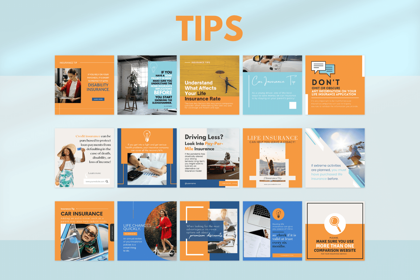 200 verzekerings-templates