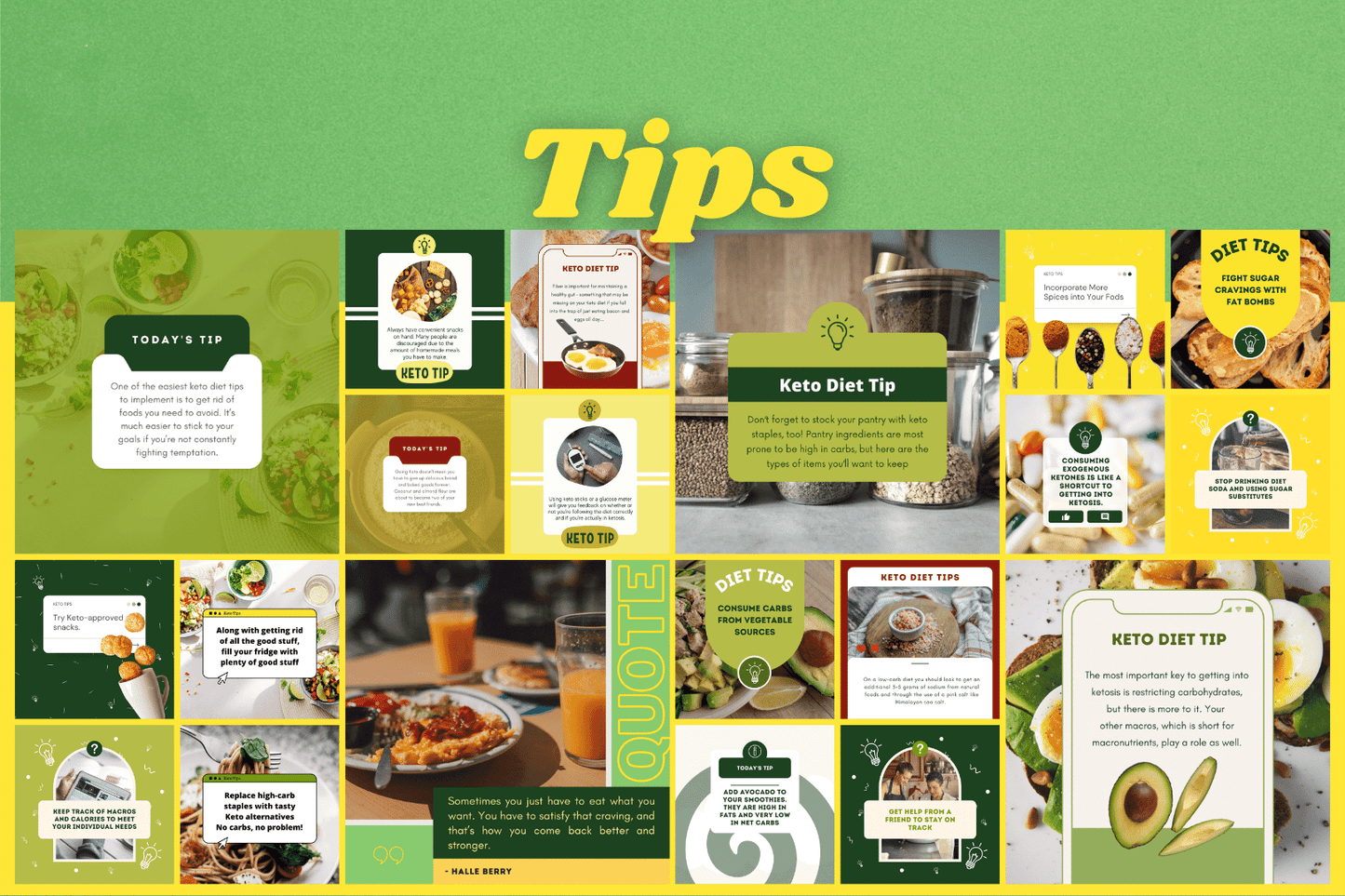 200 Keto-dieet templates