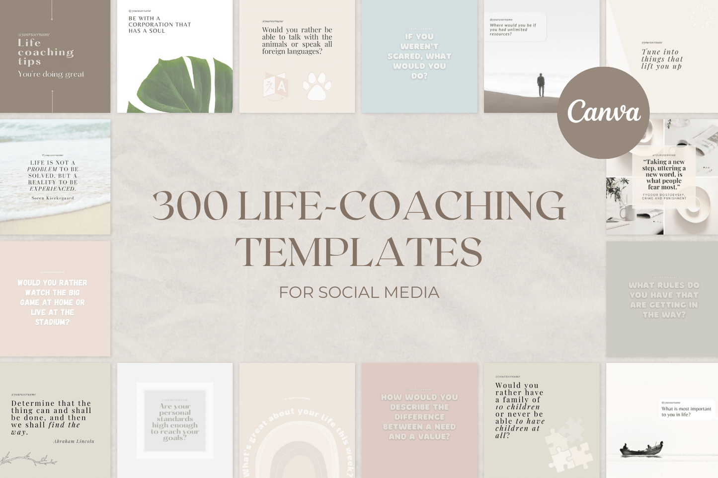300 Life-coaching templates