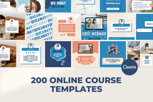 200 Online Cursus Templates Bundel