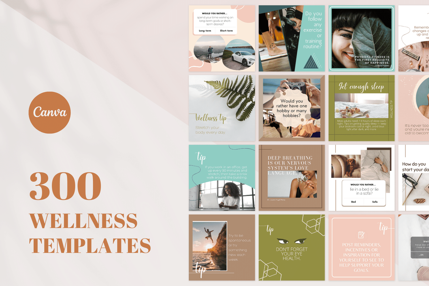 300 Wellness templates