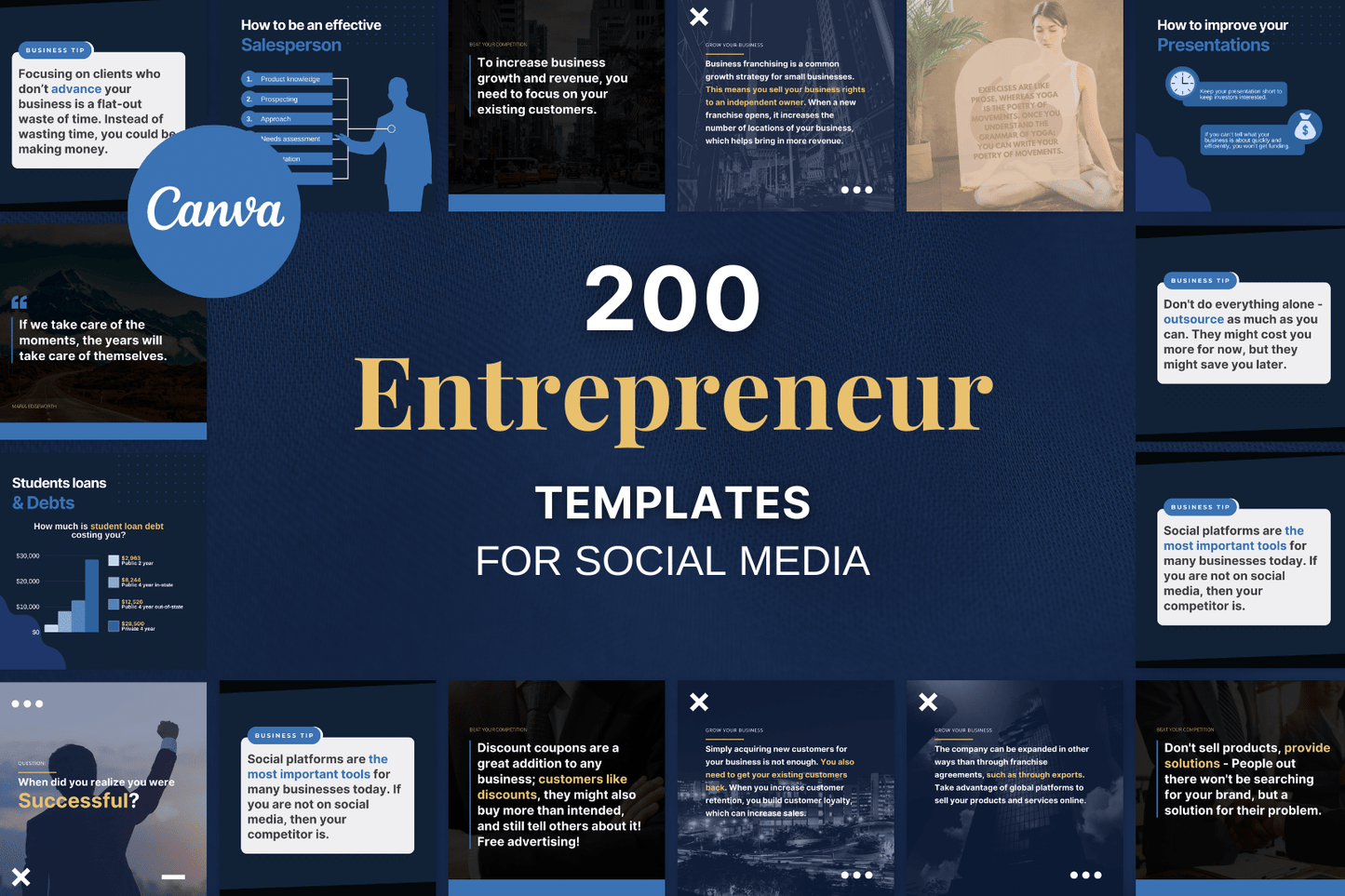 200 templates voor ondernemers en zelfstandige proffesionals