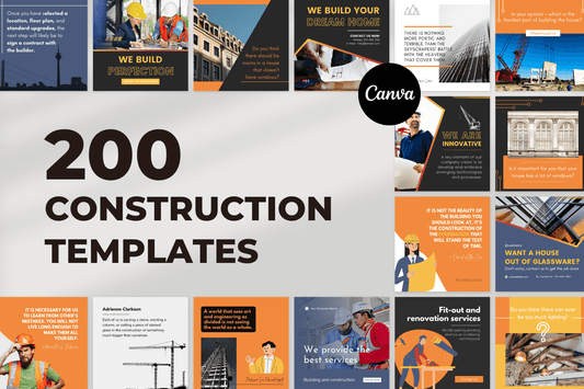 200 templates voor de bouw
