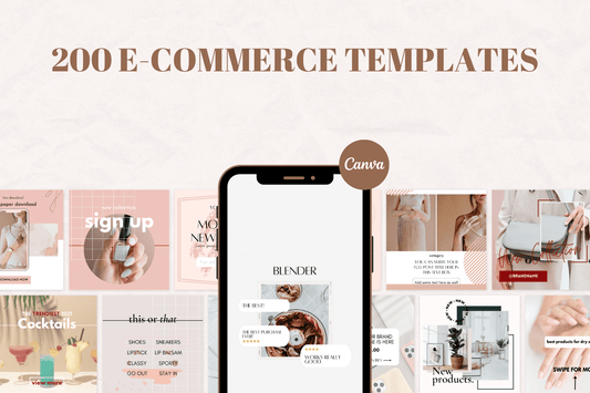 200 e-commerce templates voor sociale media