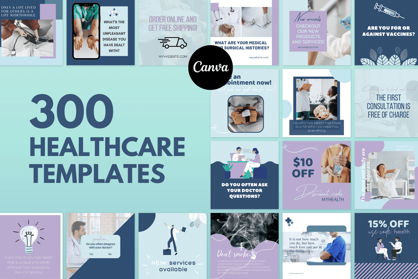 300 templates voor de gezondheidszorg 