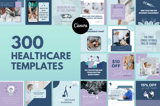 300 templates voor de gezondheidszorg 
