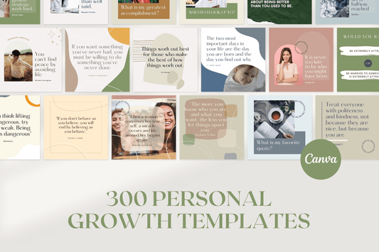 300 Persoonlijke Ontwikkeling templates