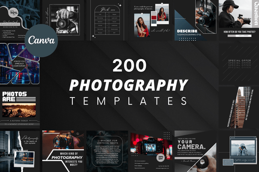 200 Fotografie templates