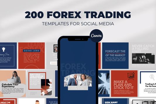 200 Forex-handelstemplates voor sociale media