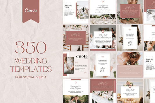 350 templates voor de trouwbranche