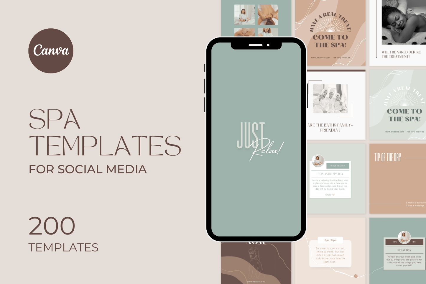 200 Spa en Wellness templates