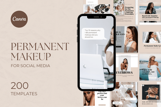 200 Permanente Make-up  templates