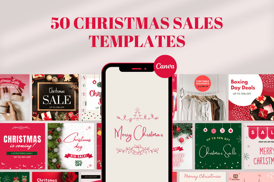 50 Kerst verkooptemplates voor Instagram