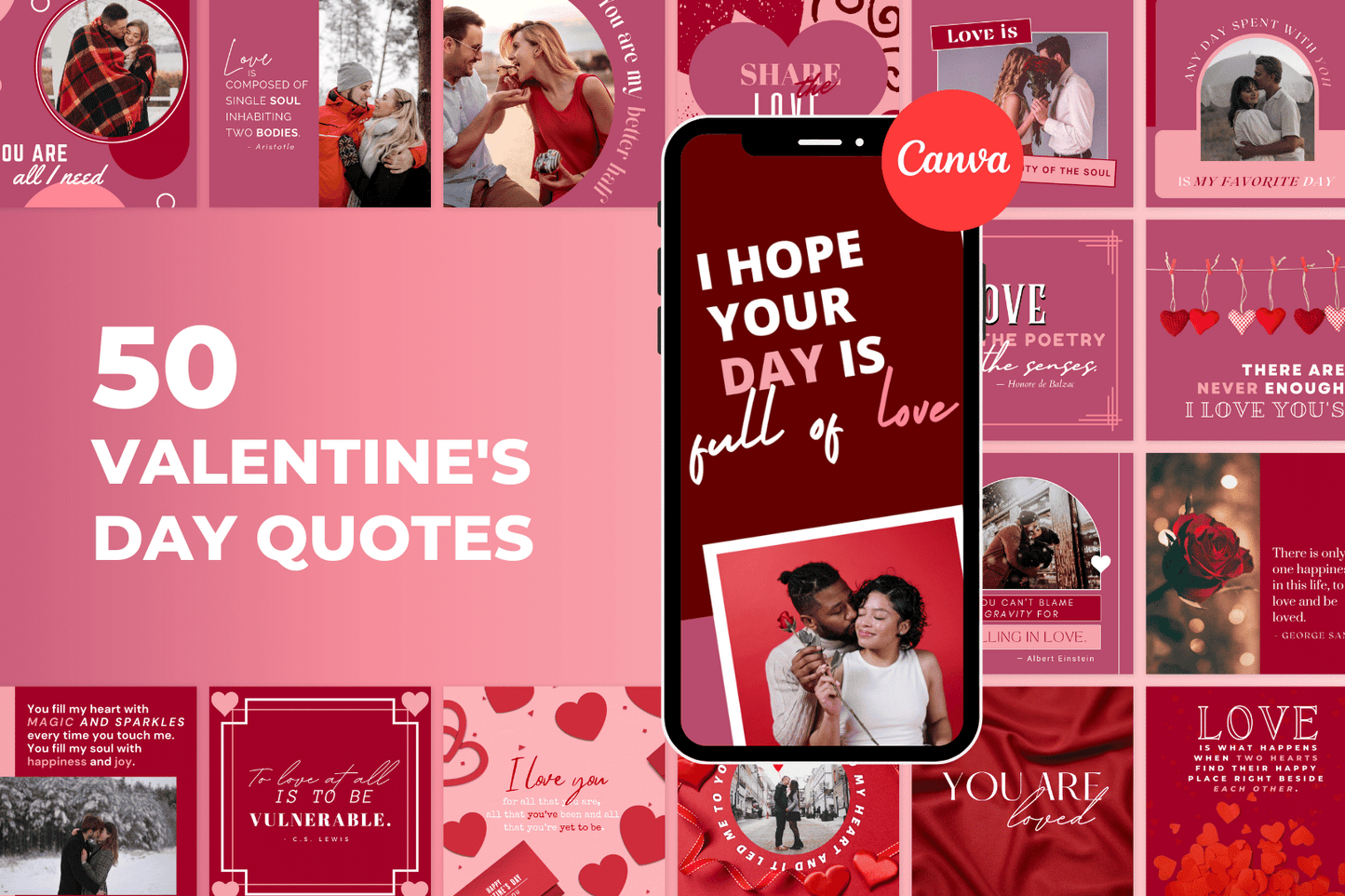 50 Templates voor Valentijn