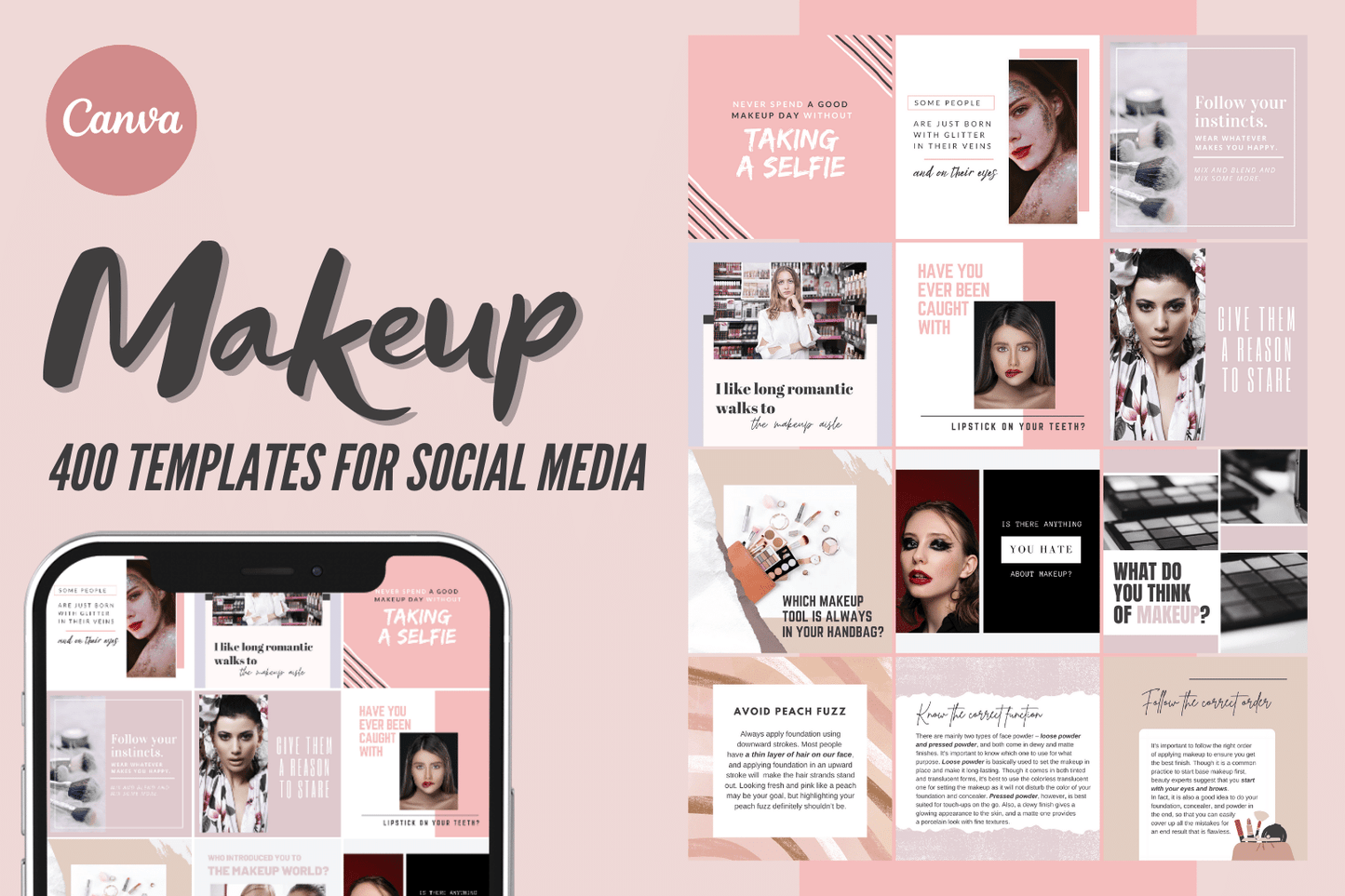 400 Make-up templates