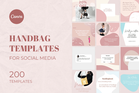 200 Handtas-templates