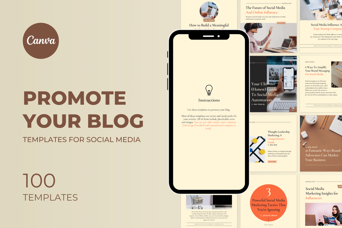 100 'Promoot je blog' templates