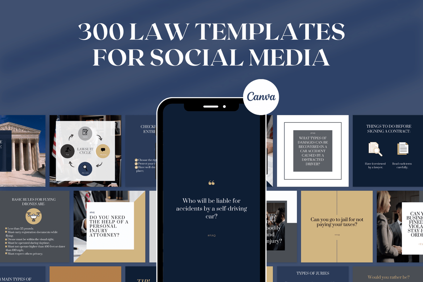 300 juridische templates