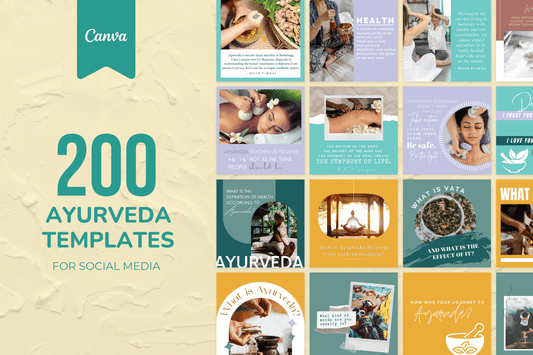 200 Ayurveda templates