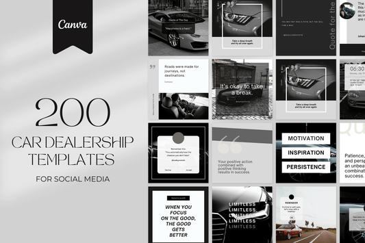 200 templates voor autodealers