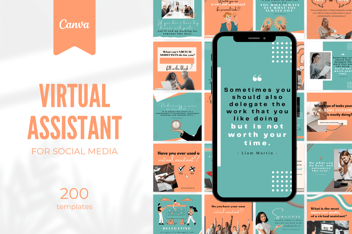 200 kant en klare Virtual Assistant templates