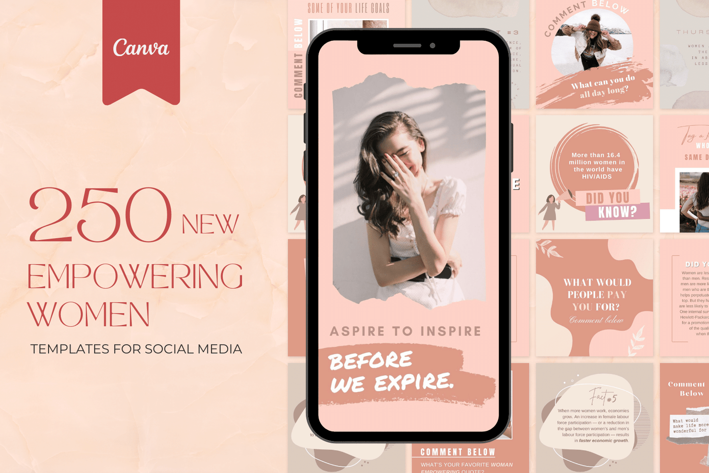 250 prachtige templates rond Vrouwelijk Leiderschap Vol. 2