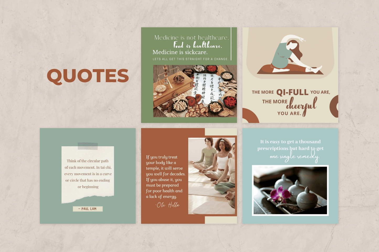 200 templates voor Chinese geneeskunde