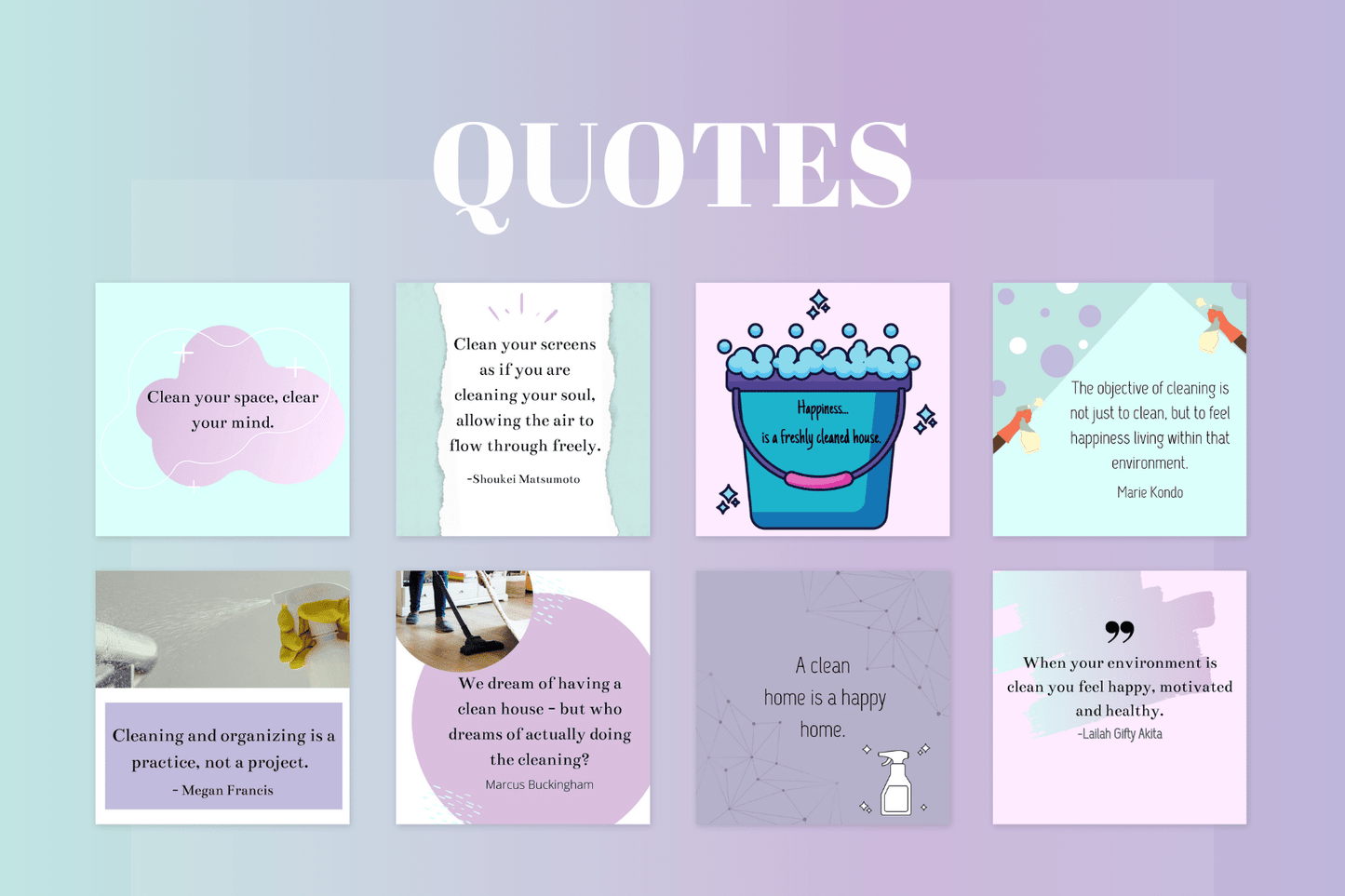 200 templates voor schoonmaakdiensten