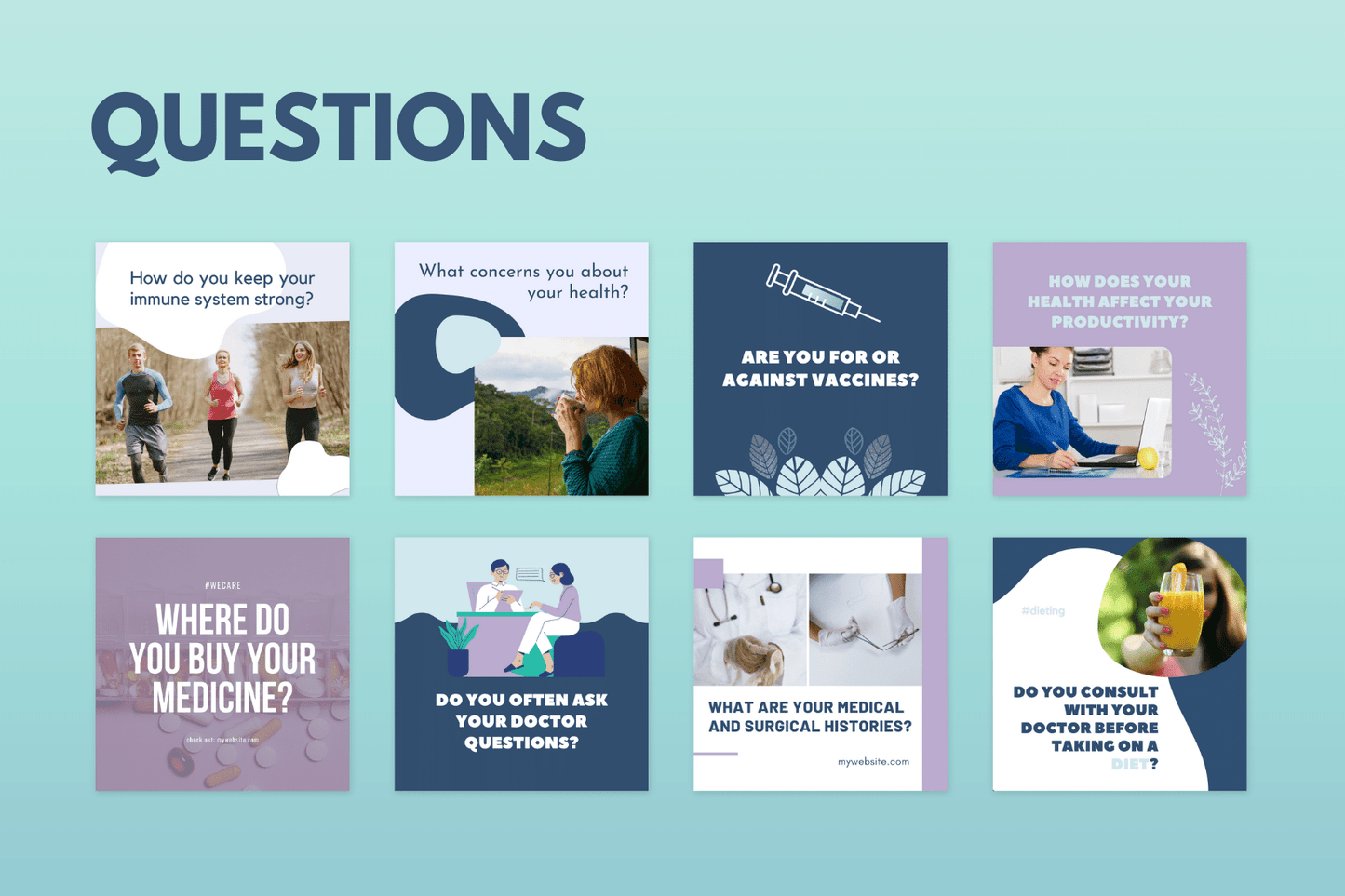 300 templates voor de gezondheidszorg 