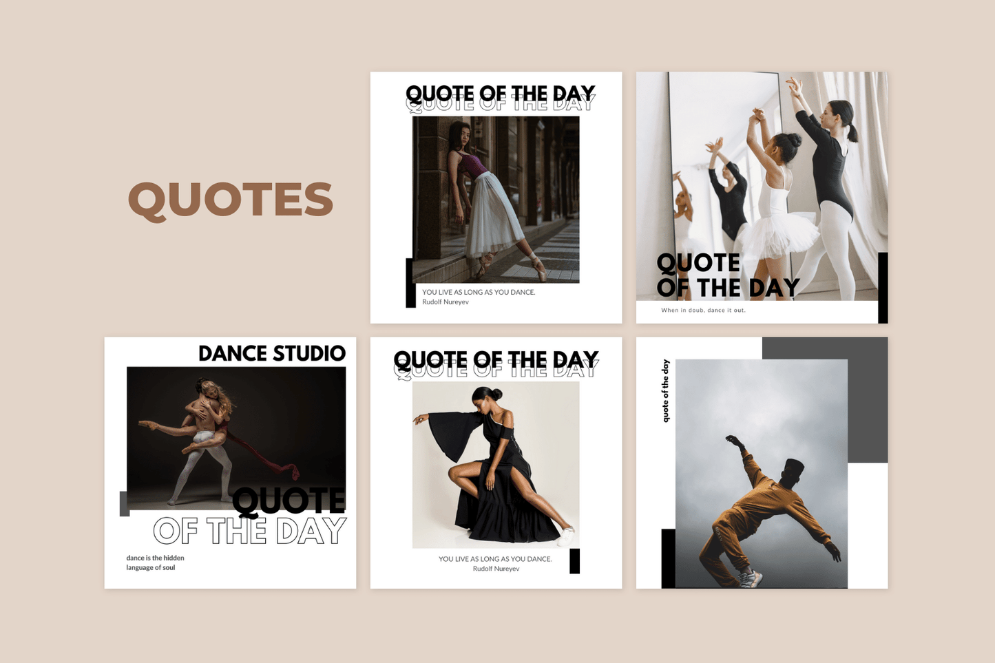 200 templates voor dansstudio's