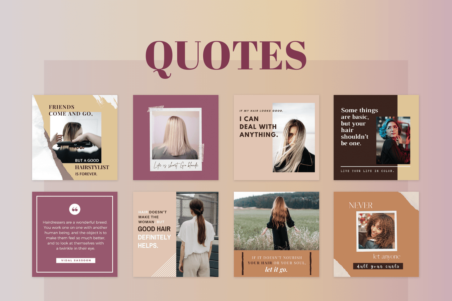 300 haarstyling templates