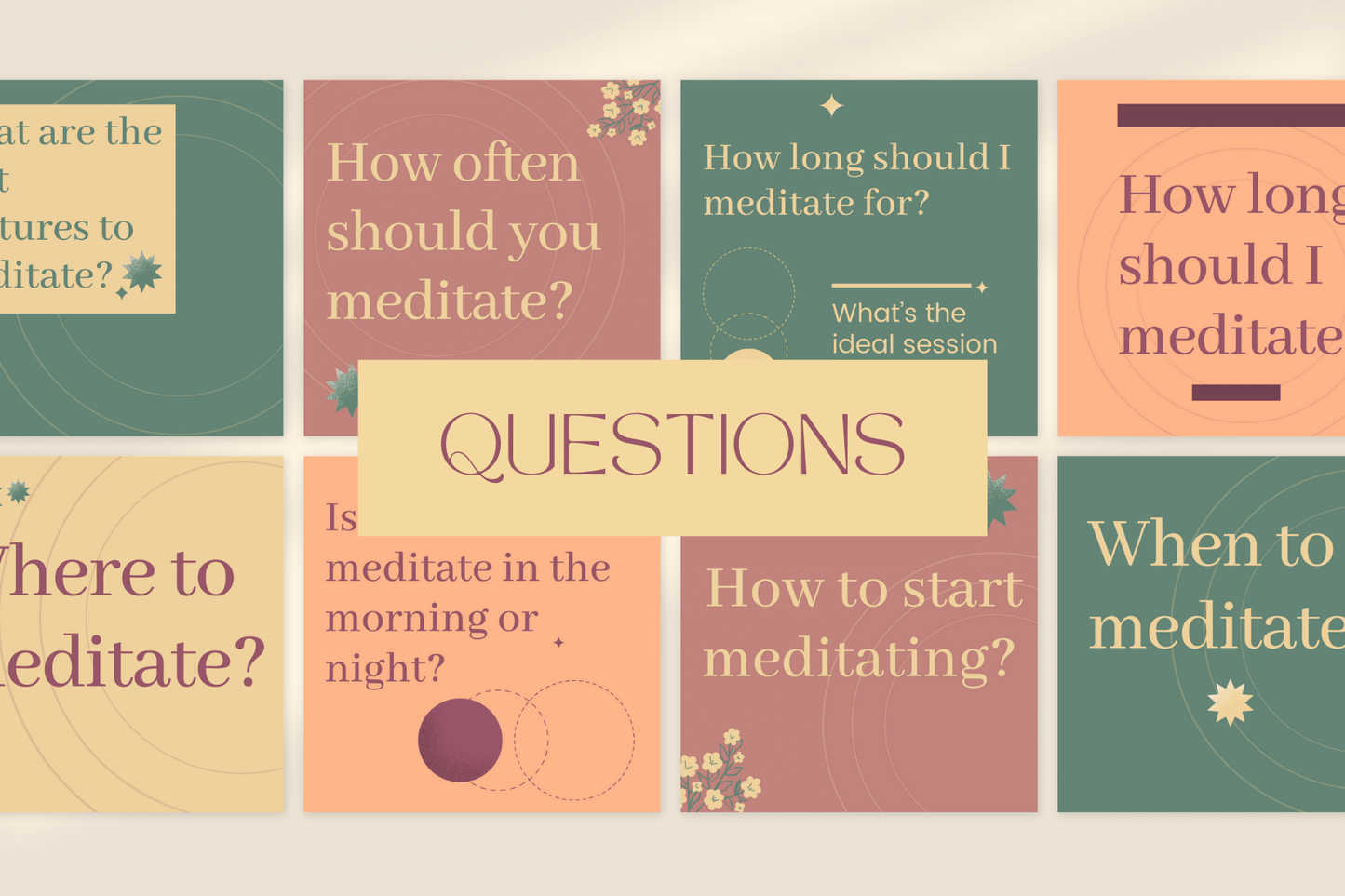 300 Meditatie-templates