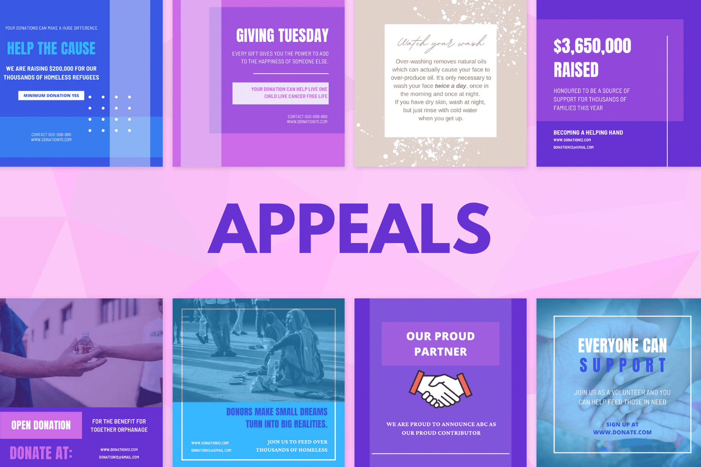 200 Non-profit templates