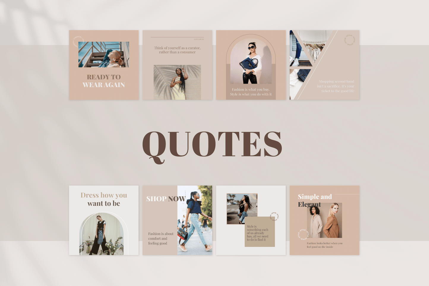 200 templates voor Pre-loved Fashion