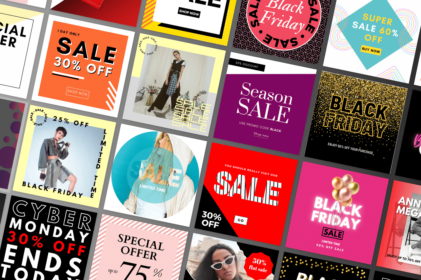 50 Black Friday templates