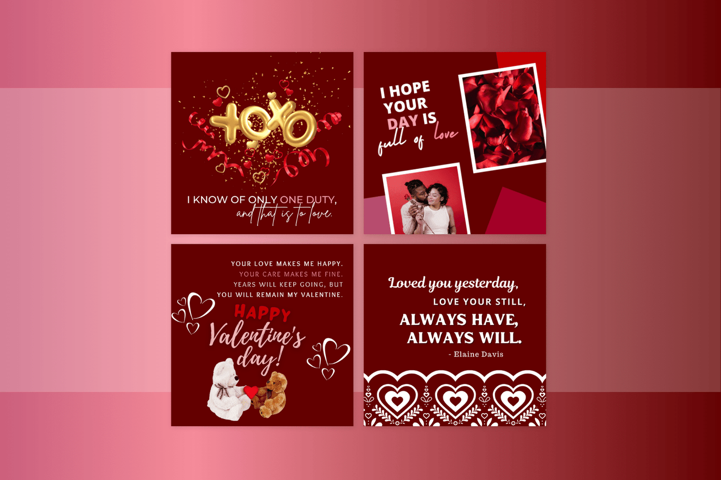 50 Templates voor Valentijn