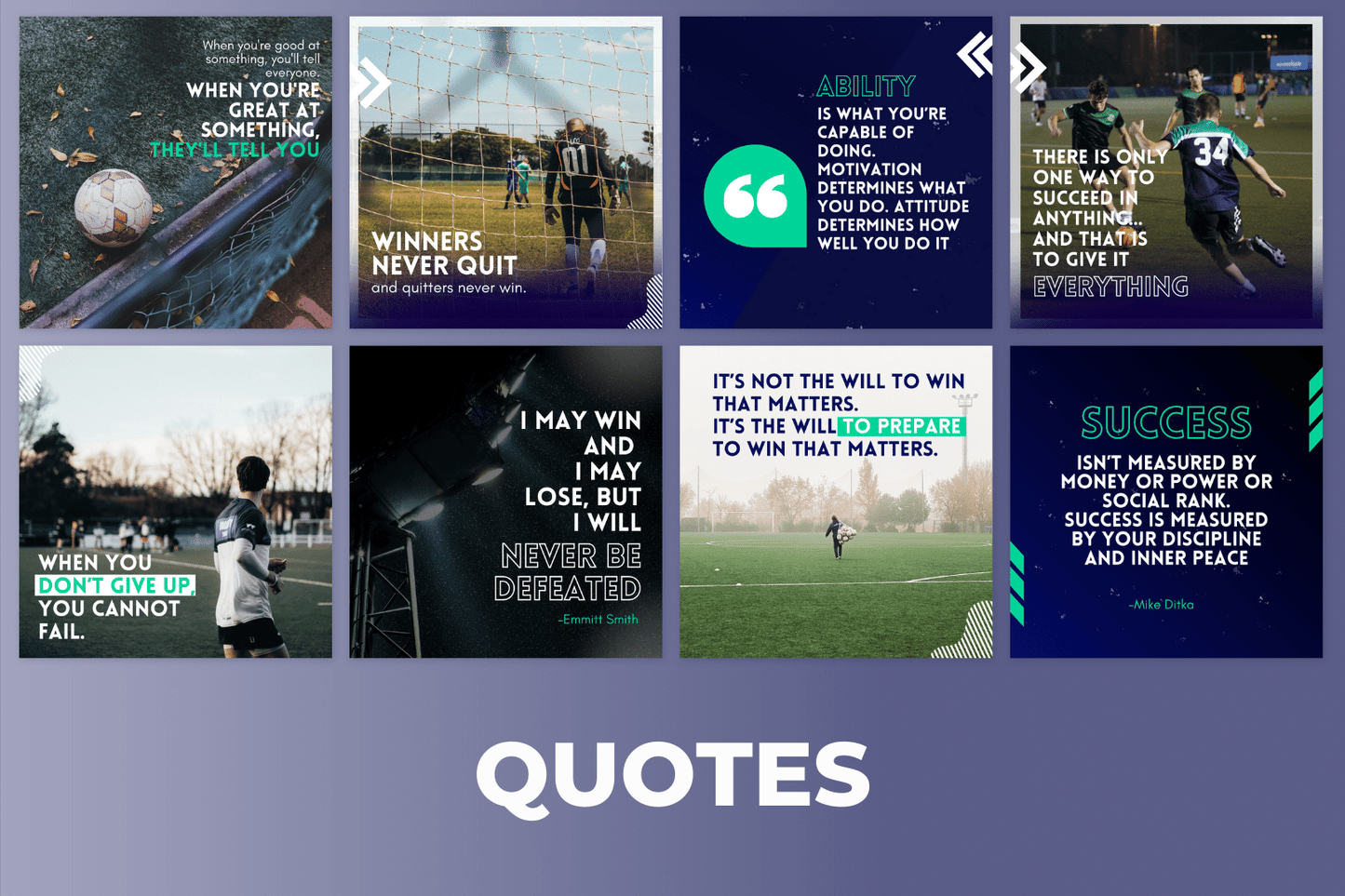 200 voetbalsjablonen