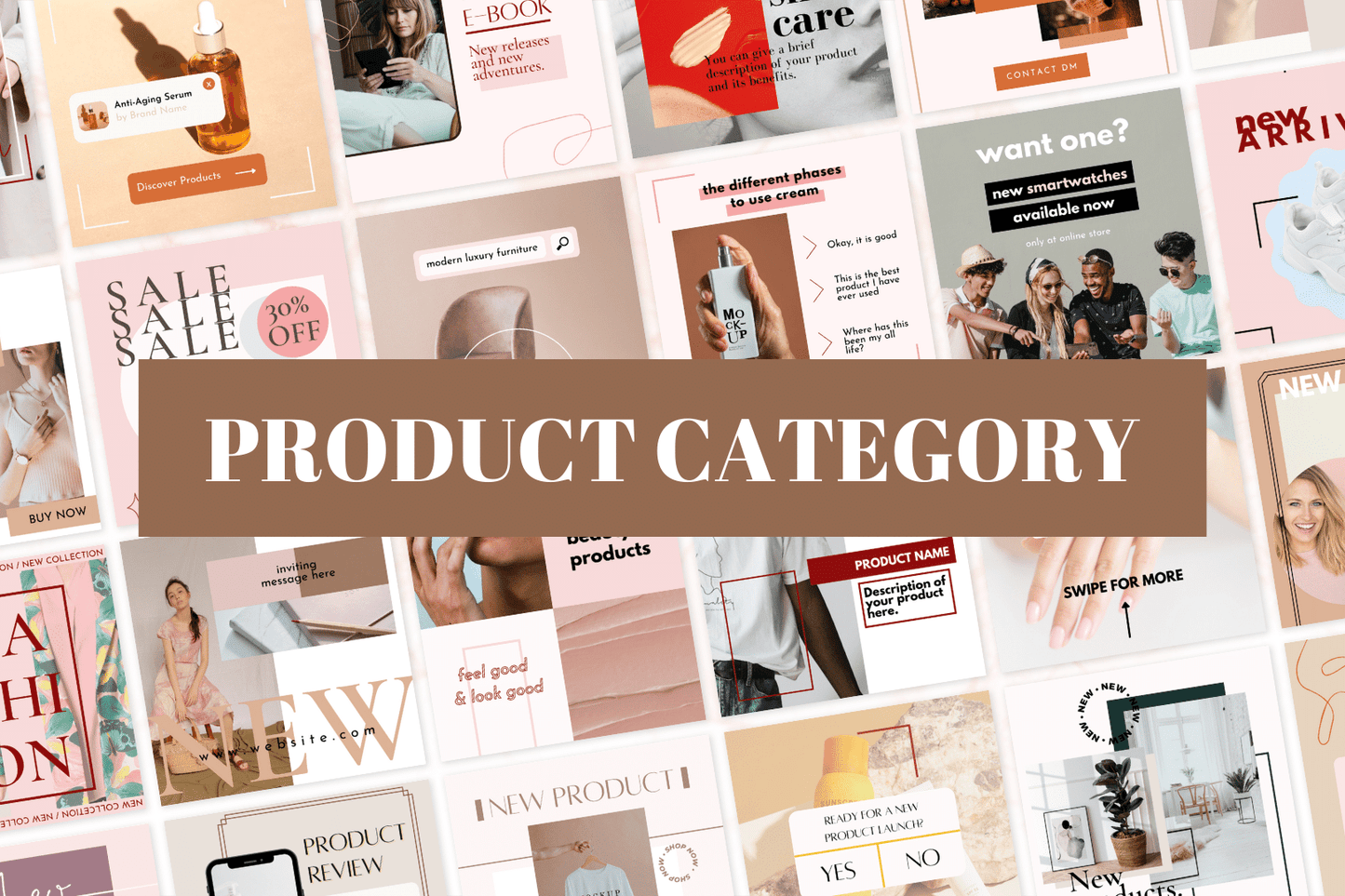 200 e-commerce templates voor sociale media