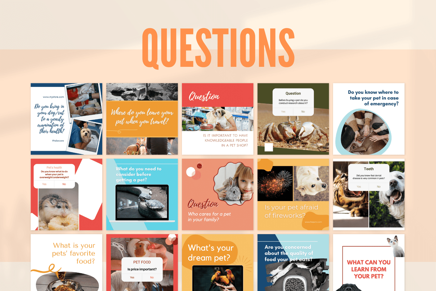 300 dierenwinkel templates 