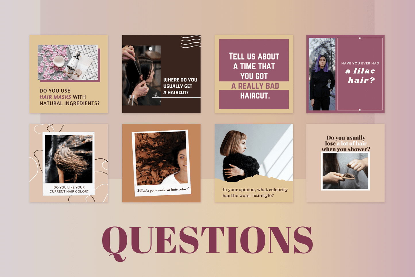 300 haarstyling templates