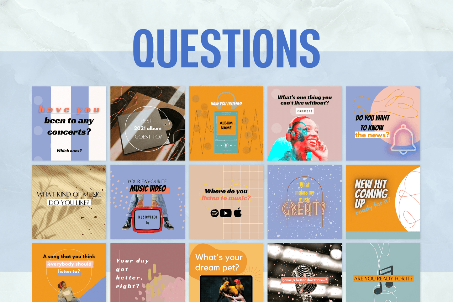 200 kant-en-klare templates voor de muziek business